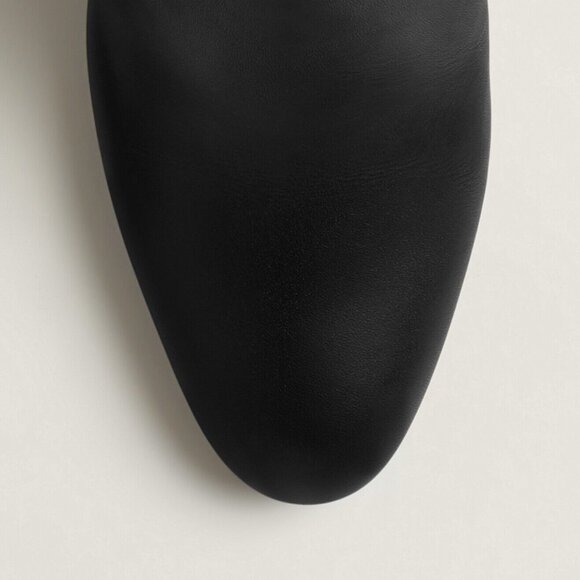 NIB HERMES Saint Germain Leather Women Ankle Boot Black BRAND NEW Size 37 EU - Picture 10 of 10